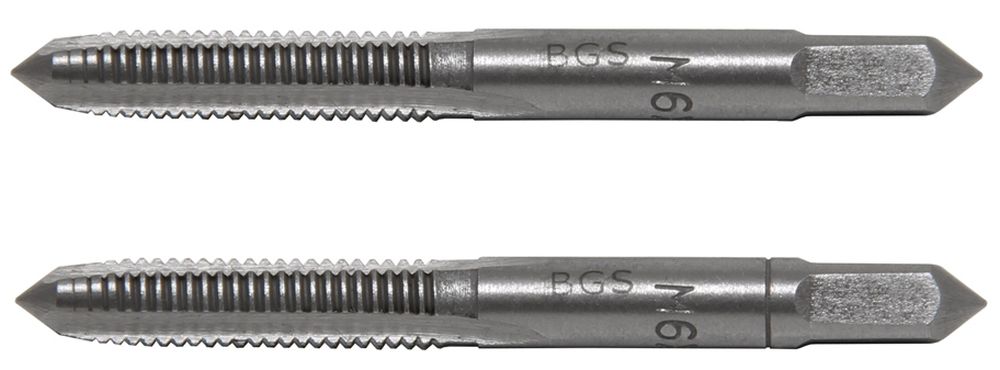 BGS Gewindebohrer | Vor- und Fertigschneider | M6 x 1,0 mm | 2-tlg.