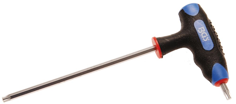 BGS Schraubendreher mit T-Griff und seitlicher Klinge | T-Profil (für Torx) T27