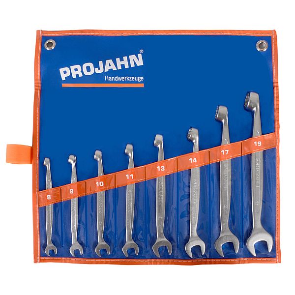 Dolphin Ringgabelschlüssel, Rolltasche,Satz 8tlg. (8/9/10/11/13/14/17/19)