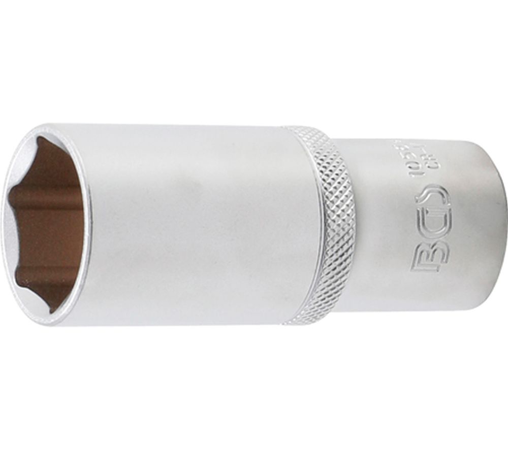 BGS Steckschlüssel-Einsatz Sechskant, tief | Antrieb Innenvierkant 12,5 mm (1/2") | SW 24 mm