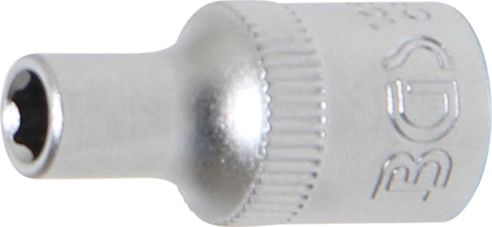 BGS Steckschlüssel-Einsatz Sechskant | Antrieb Innenvierkant 6,3 mm (1/4") | SW 5/32"