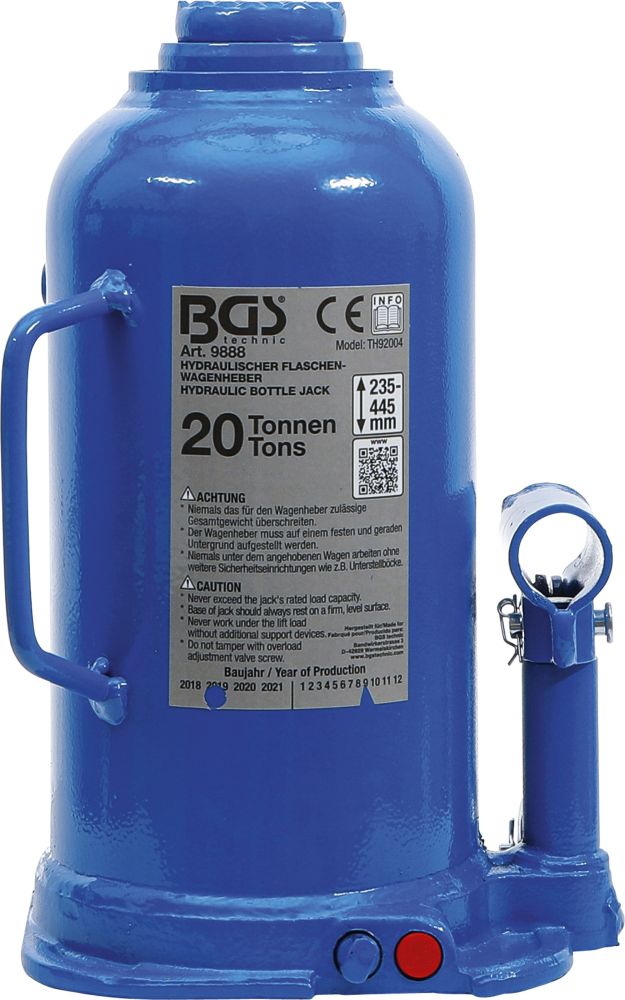 BGS Hydraulischer Flaschen-Wagenheber | 20 t