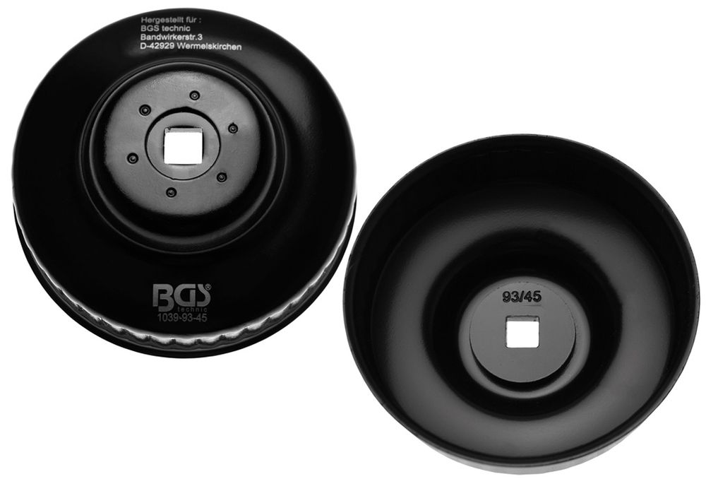 BGS Ölfilterschlüssel | 45-kant | Ø 93 mm | für Audi, VW