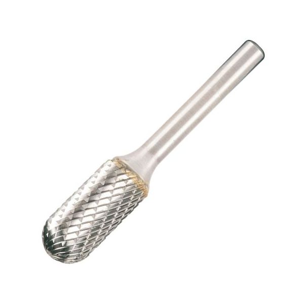 Hartmetallfräser, Form C Walzenrund / Zylinder Walze d1 9.6 mm, Schaftdurchmesser 6.0 mm HD-Verzahn