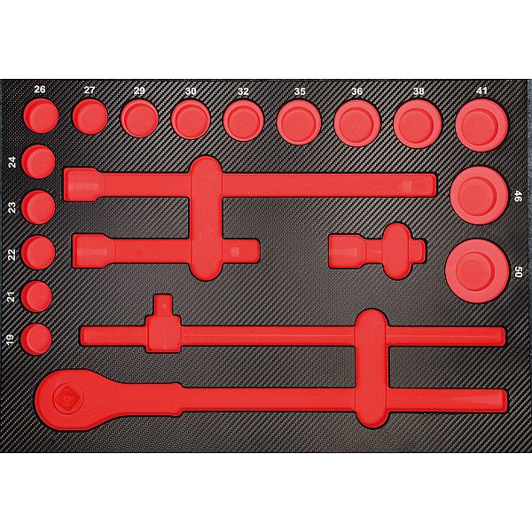 ProForm Einlage leer f. 3/4" Werkzeuge