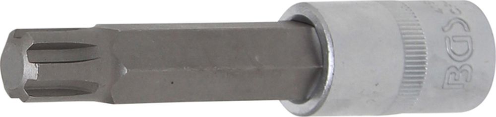 BGS Bit-Einsatz | Länge 100 mm | Antrieb Innenvierkant 12,5 mm (1/2") | Keil-Profil (für RIBE) M14
