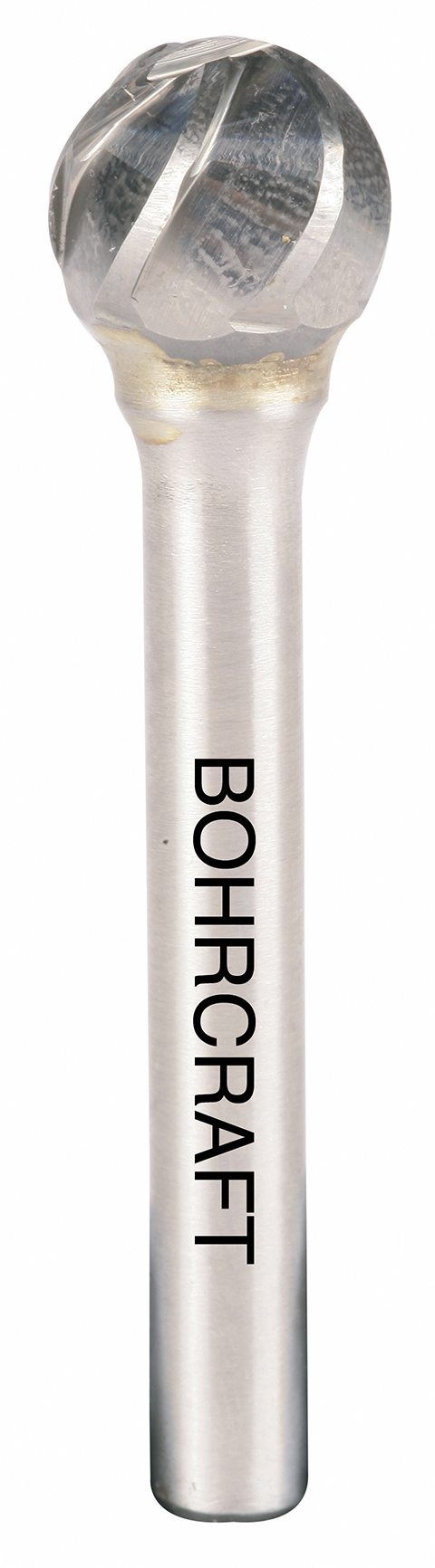 HM-Frässtift Form D Kugel P-Plus6,0 mm / Aluverzahnung in BC Verp.