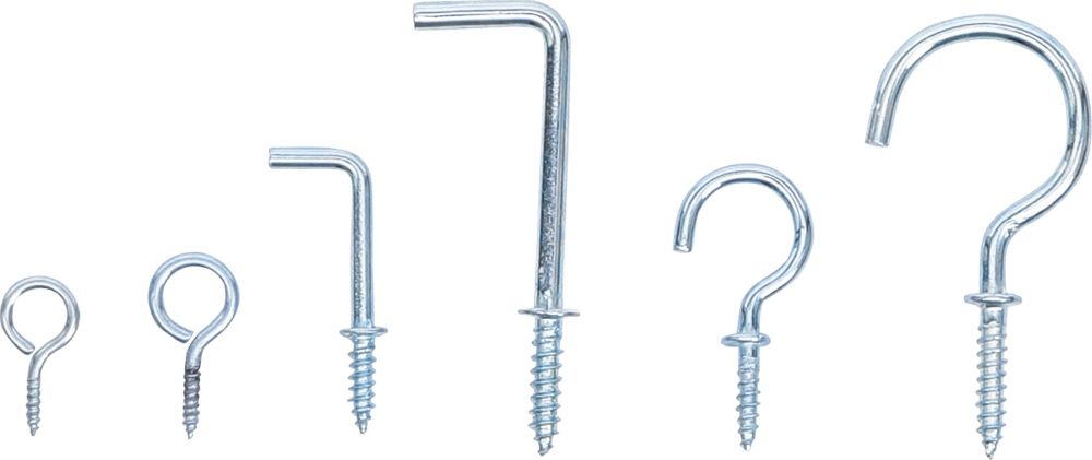 BGS Diy Schraubhaken-Sortiment | 80-tlg.