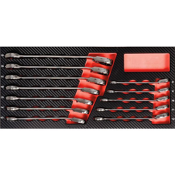 GearTech Schlüssel Einlage "umschaltbar" 12tlg