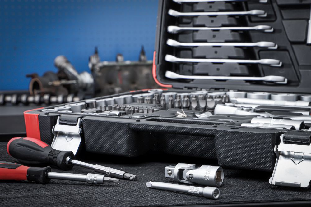 BGS Diy Steckschlüssel-Satz | Antrieb 6,3 mm (1/4") / 10 mm (3/8") / 12,5 mm (1/2") | 216-tlg.