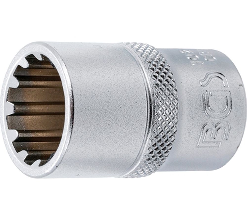 BGS Steckschlüssel-Einsatz Gear Lock | Antrieb Innenvierkant 12,5 mm (1/2") | SW 16 mm