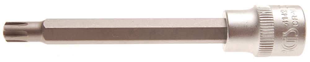 BGS Bit-Einsatz | Länge 100 mm | Antrieb Innenvierkant 10 mm (3/8") | Keil-Profil (für RIBE) M7