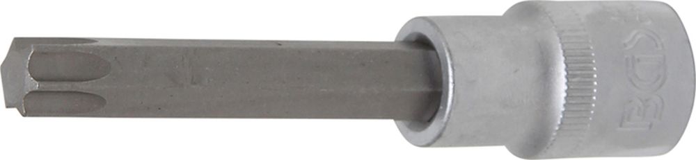 BGS Bit-Einsatz | Länge 100 mm | Antrieb Innenvierkant 12,5 mm (1/2") | T-Profil (für Torx) T55