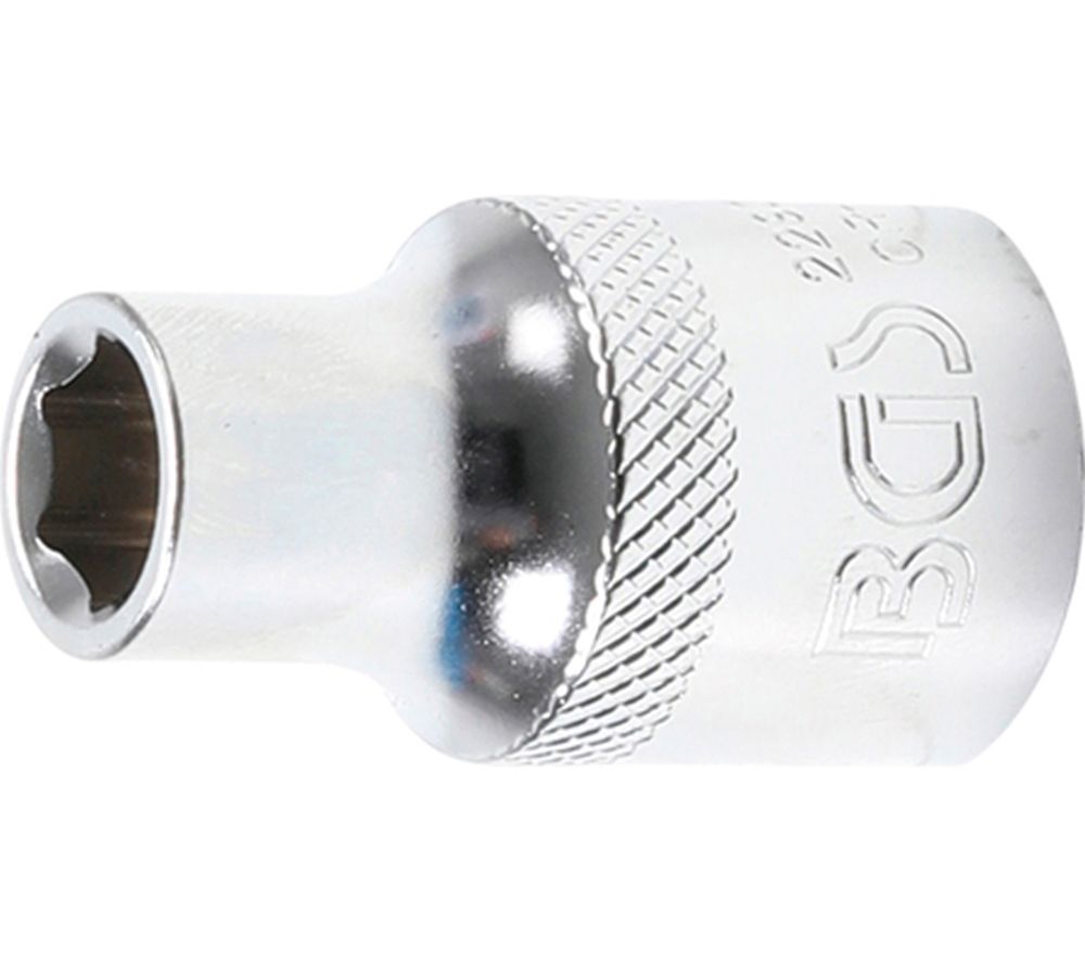 BGS Steckschlüssel-Einsatz Sechskant | Antrieb Innenvierkant 12,5 mm (1/2") | SW 9 mm
