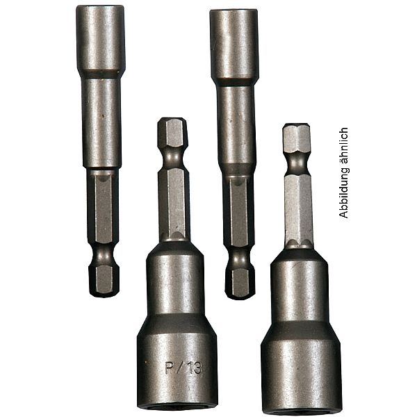 1/4" Stecknuss Bit Satz 4tlg metrisch