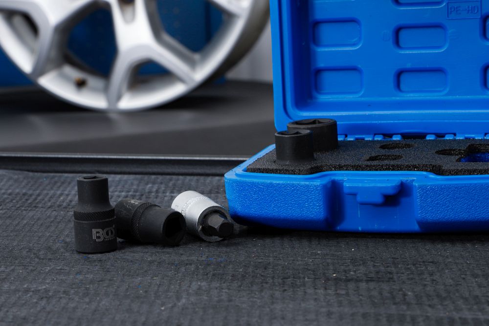 BGS Bremssattel-Spezial-Einsätze | 5-Kant (Pentagon) | 5-tlg.