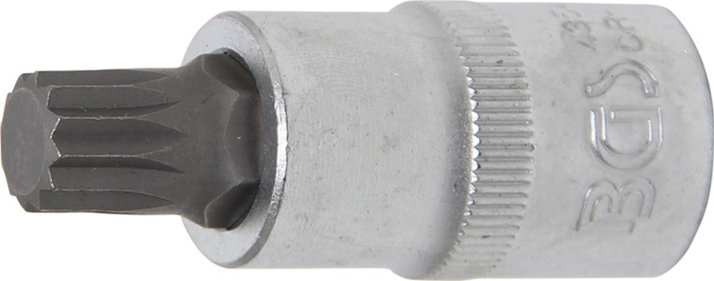BGS Bit-Einsatz | Antrieb Innenvierkant 12,5 mm (1/2") | Innenvielzahn (für XZN) M12