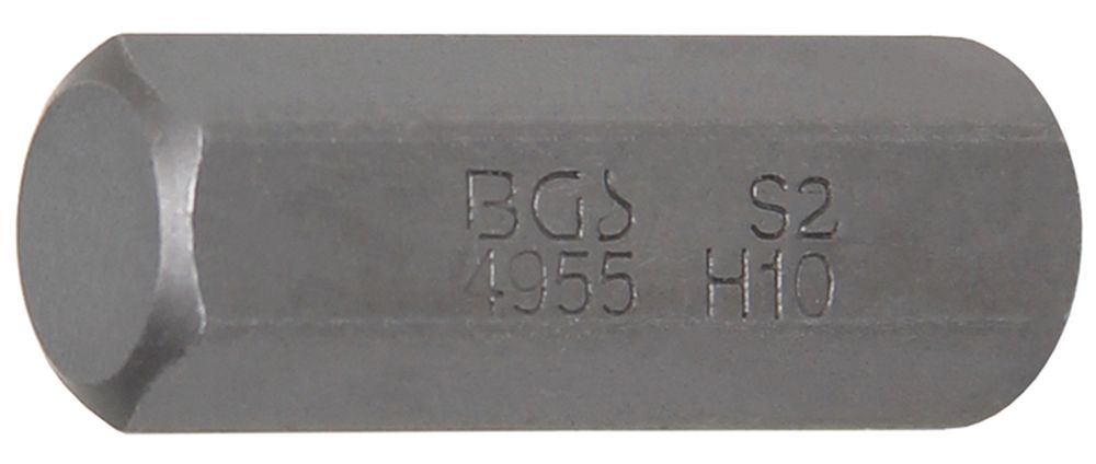 BGS Bit | Antrieb Außensechskant 10 mm (3/8") | Innensechskant 10 mm