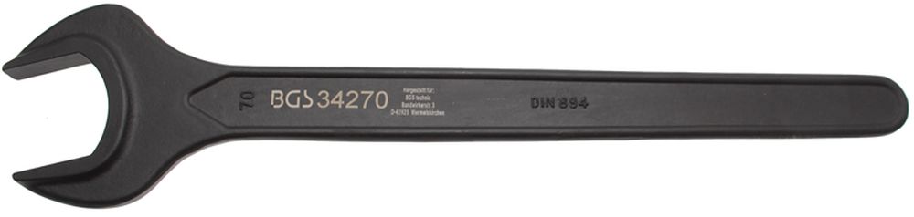 BGS Einmaulschlüssel | DIN 894 | SW 70 mm