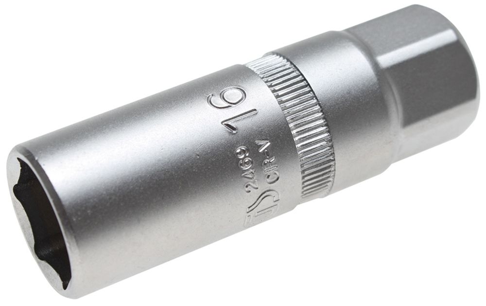 BGS Zündkerzen-Einsatz mit Magnet, Sechskant | Antrieb Innenvierkant 10 mm (3/8") | SW 16 mm
