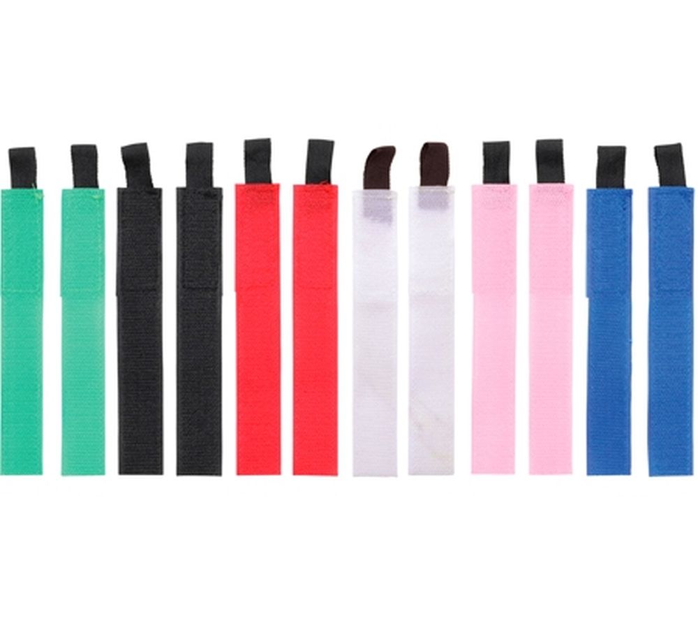 BGS Diy Klettband-Sortiment | 20 x 190 mm | 12-tlg.