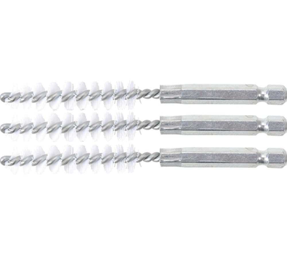 BGS Nylonbürste | 10 mm | Antrieb Außensechskant 6,3 mm (1/4") | 3-tlg.