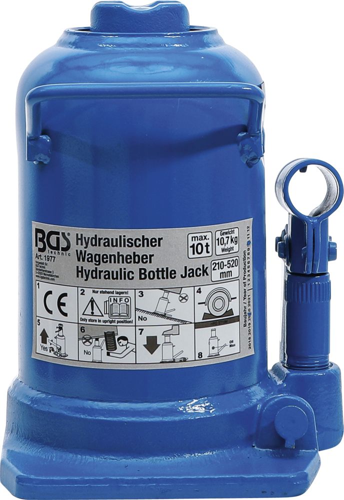 BGS Hydraulischer Flaschen-Wagenheber | 10 t