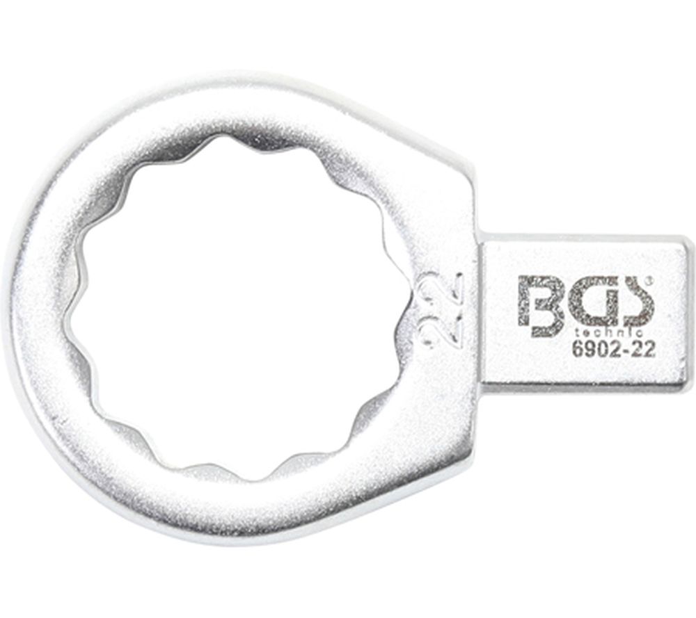 BGS Einsteck-Ringschlüssel | 22 mm | Aufnahme 9 x 12 mm
