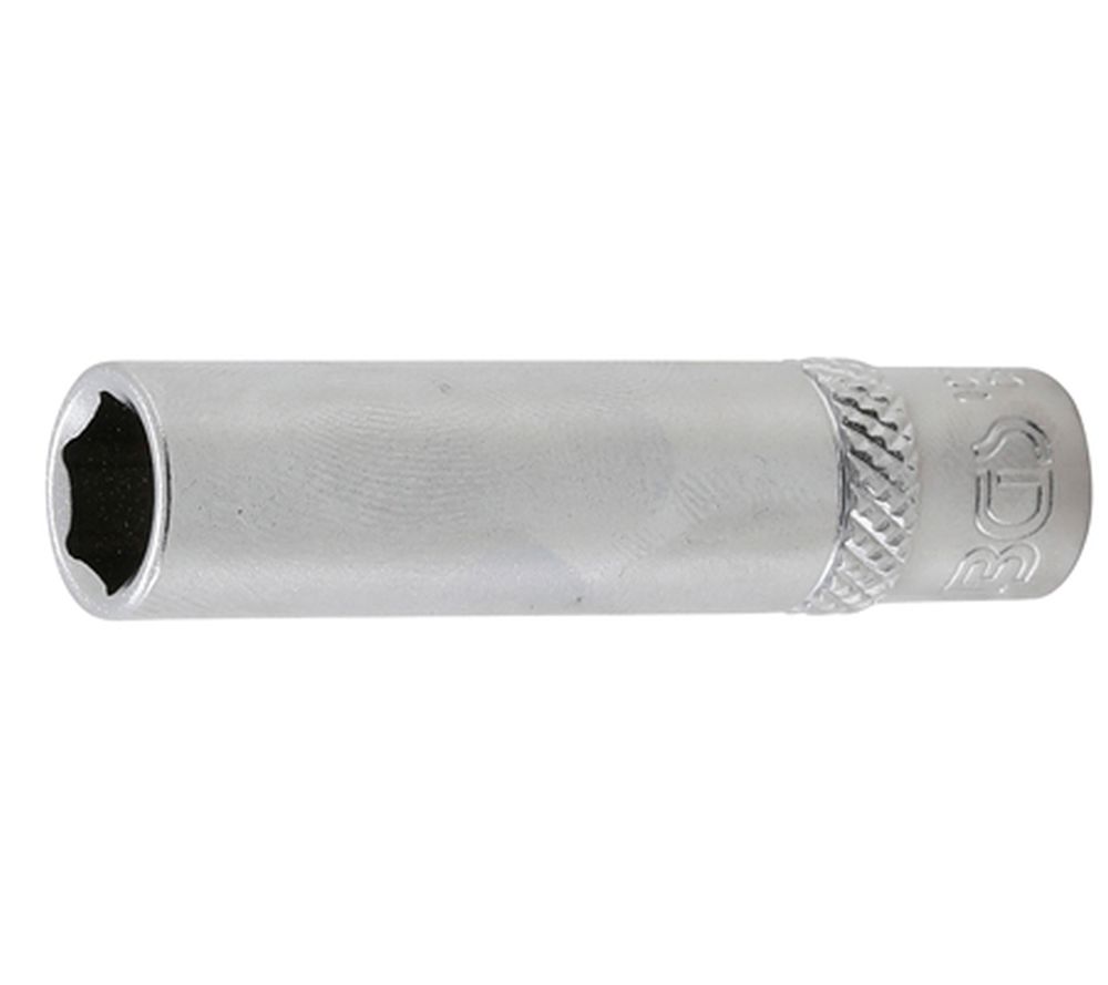 BGS Steckschlüssel-Einsatz Sechskant, tief | Antrieb Innenvierkant 6,3 mm (1/4") | SW 8 mm