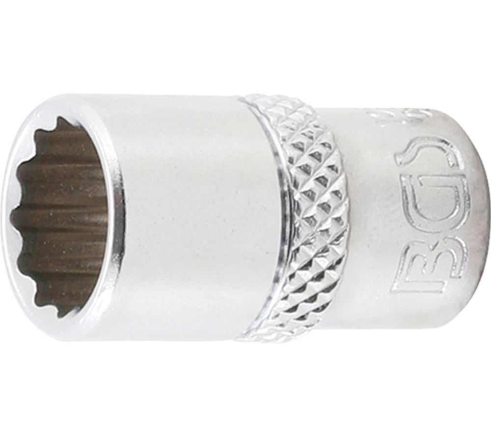 BGS Steckschlüssel-Einsatz Zwölfkant | Antrieb Innenvierkant 6,3 mm (1/4") | SW 3/8"
