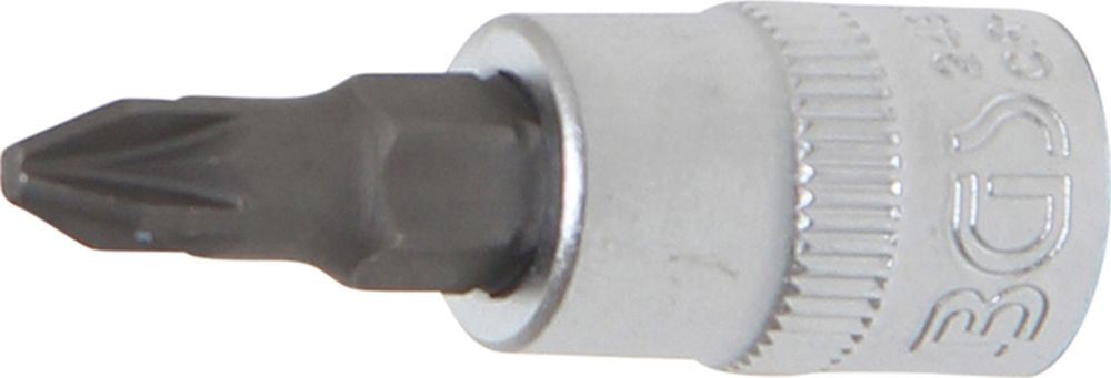 BGS Bit-Einsatz | Antrieb Innenvierkant 6,3 mm (1/4") | Kreuzschlitz PZ2