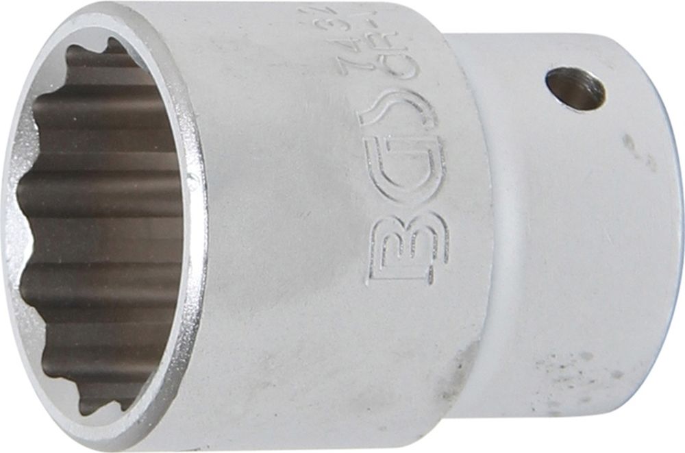 BGS Steckschlüssel-Einsatz Zwölfkant | Antrieb Innenvierkant 20 mm (3/4") | SW 32 mm