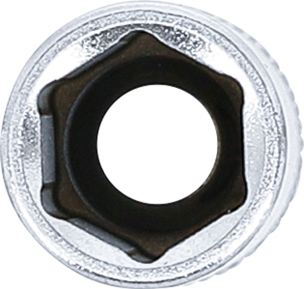 BGS Steckschlüssel-Einsatz Sechskant, tief | Antrieb Innenvierkant 6,3 mm (1/4") | SW 9 mm