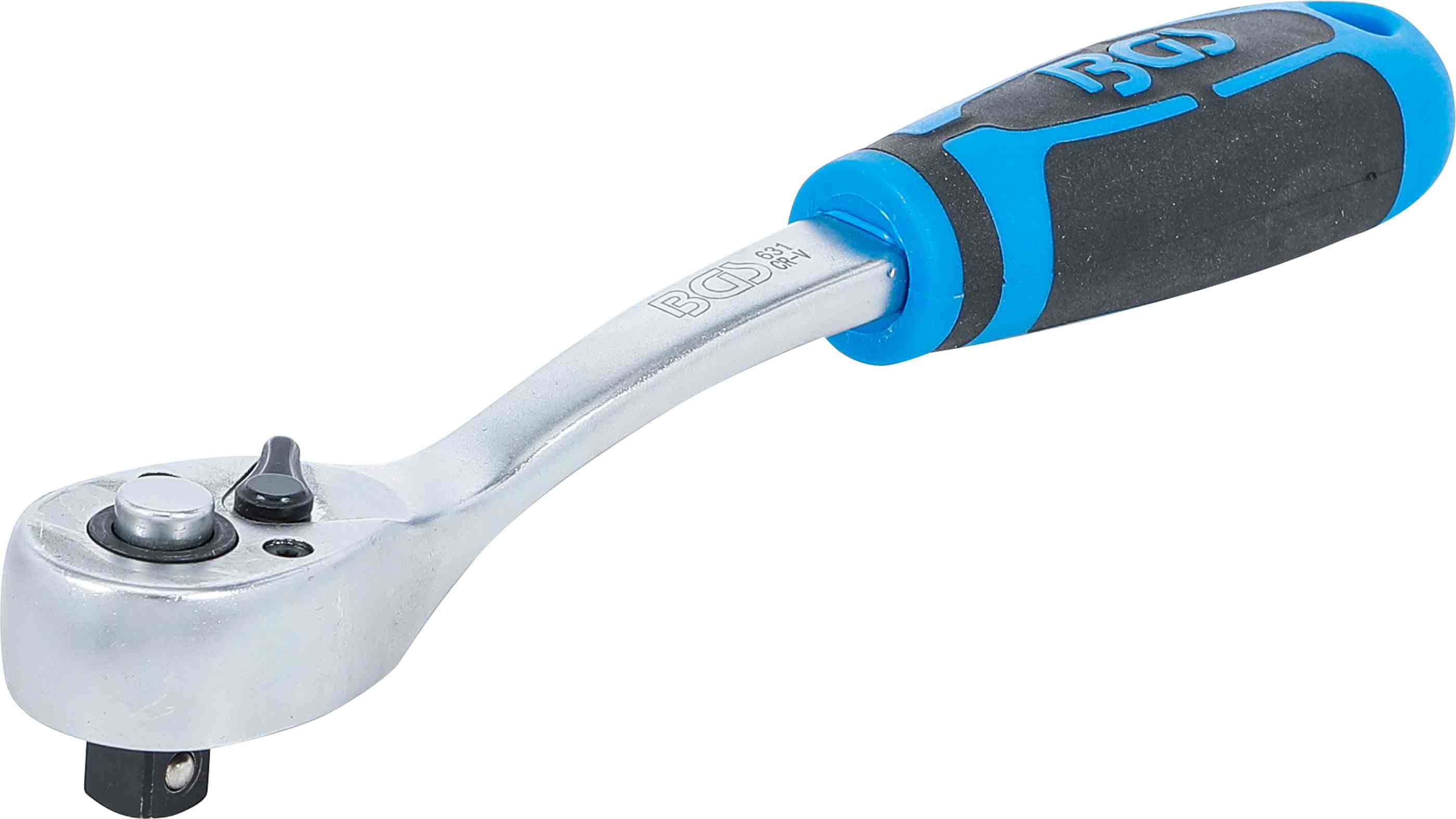 BGS Umschaltknarre | feinverzahnt | Abtrieb Außenvierkant 10 mm (3/8")