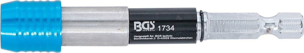 BGS Automatischer Bithalter | Abtrieb Innensechskant 6,3 mm (1/4") | 80 mm
