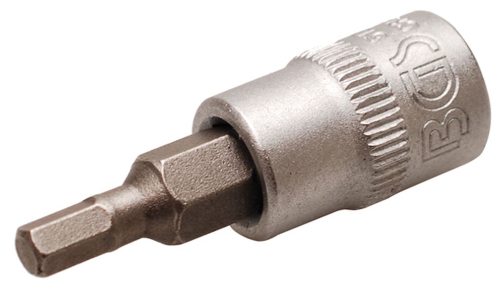 BGS Bit-Einsatz | Antrieb Innenvierkant 6,3 mm (1/4") | Innensechskant 3,5 mm