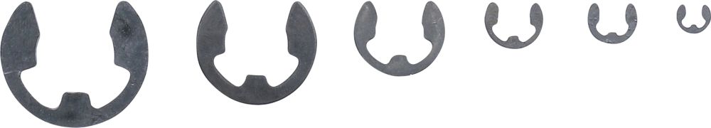 BGS Diy E-Sicherungsring-Sortiment | 3 - 15 mm | 94-tlg.