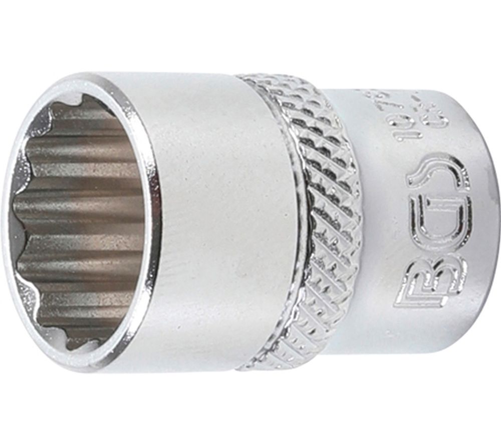 BGS Steckschlüssel-Einsatz Zwölfkant | Antrieb Innenvierkant 6,3 mm (1/4") | SW 13 mm