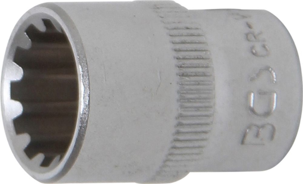 BGS Steckschlüssel-Einsatz Gear Lock | Antrieb Innenvierkant 10 mm (3/8") | SW 13 mm