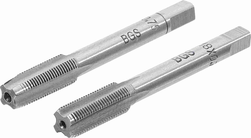 BGS Gewindebohrer | Vor- und Fertigschneider | M8 x 0,75 mm | 2-tlg.