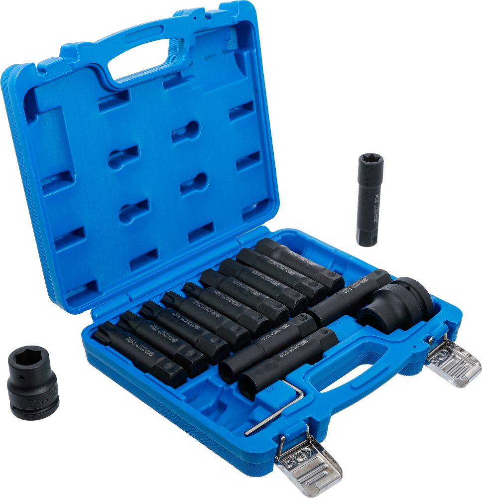 BGS Lkw-Bit-Satz | 20 mm (3/4") + 25 mm (1") | 16-tlg.