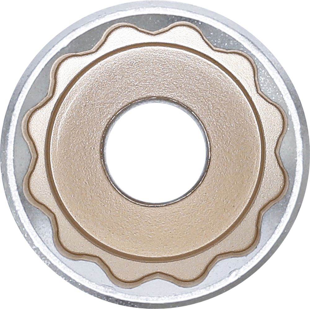BGS Steckschlüssel-Einsatz Zwölfkant, tief | Antrieb Innenvierkant 12,5 mm (1/2") | SW 27 mm