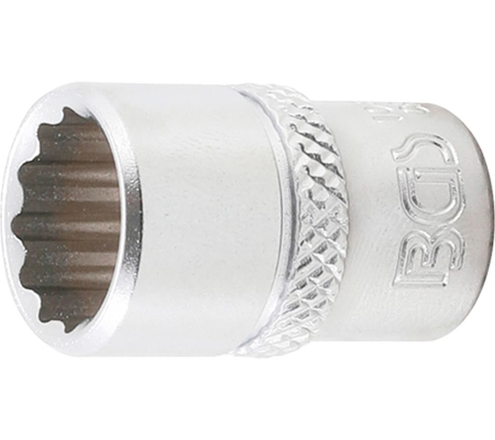 BGS Steckschlüssel-Einsatz Zwölfkant | Antrieb Innenvierkant 6,3 mm (1/4") | SW 7/16"