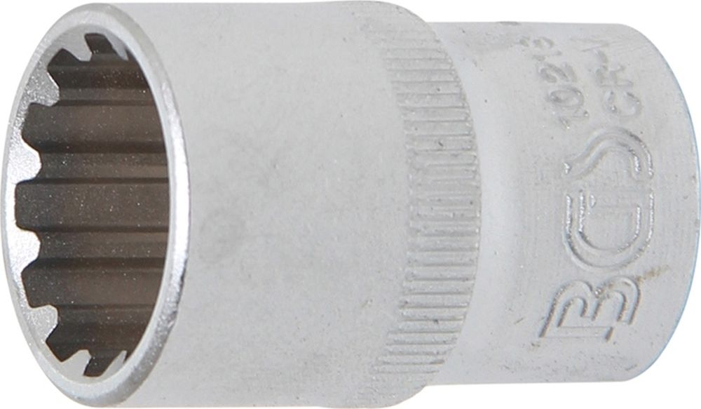 BGS Steckschlüssel-Einsatz Gear Lock | Antrieb Innenvierkant 12,5 mm (1/2") | SW 18 mm