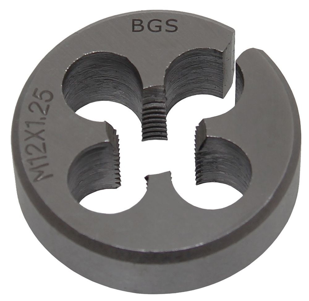 BGS Gewindeschneideisen | M12 x 1,5 x 38 mm
