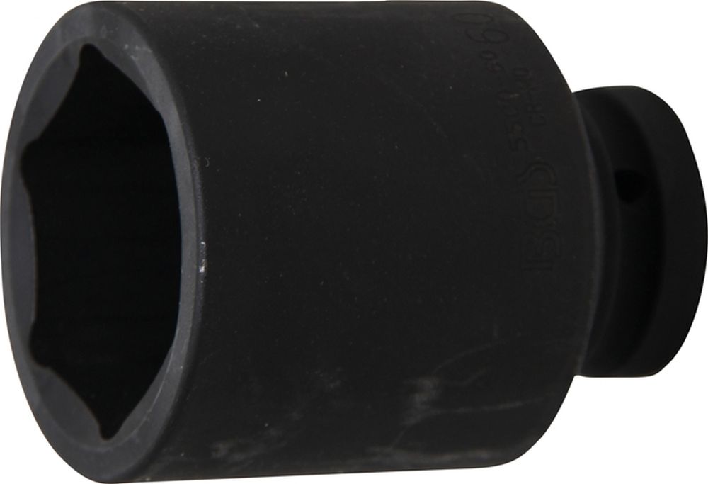 BGS Kraft-Steckschlüssel-Einsatz Sechskant, tief | Antrieb Innenvierkant 25 mm (1") | SW 60 mm