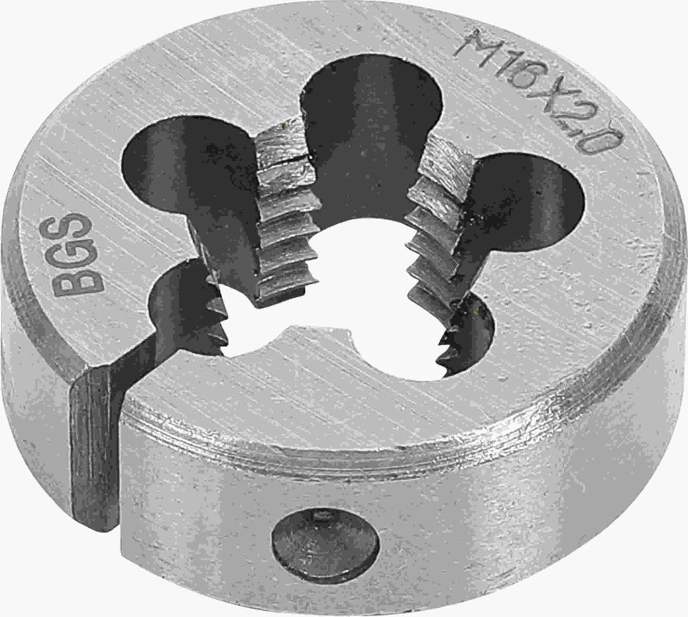 BGS Gewindeschneideisen | M16 x 2,0 x 38 mm