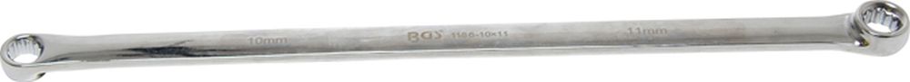 BGS Doppel-Ringschlüssel | extra lang | SW 10 x 11 mm