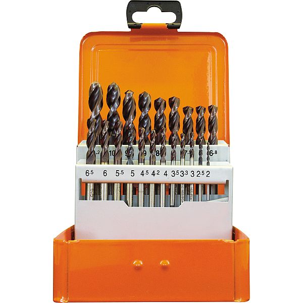 Bohrerkass.HSS-Co ATN UF-L DIN1897 21tlg 2-10,2/0,5 mm