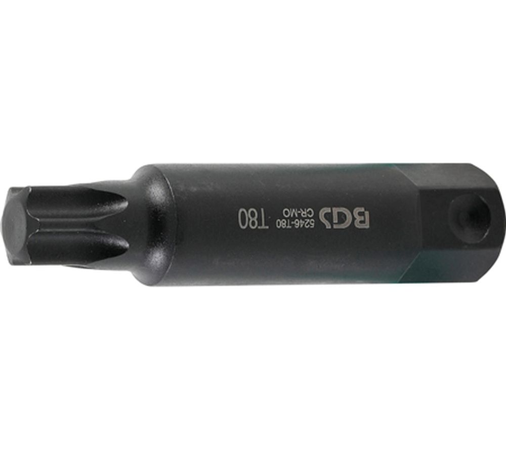 BGS Bit | Länge 100 mm | Antrieb Außensechskant 22 mm | T-Profil (für Torx) T80